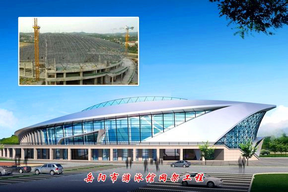西青游泳池网架